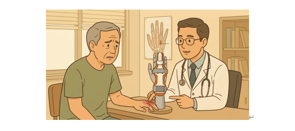 손가락 부목 (Finger Splint) – 근육 지지 및 해부학적 가이드