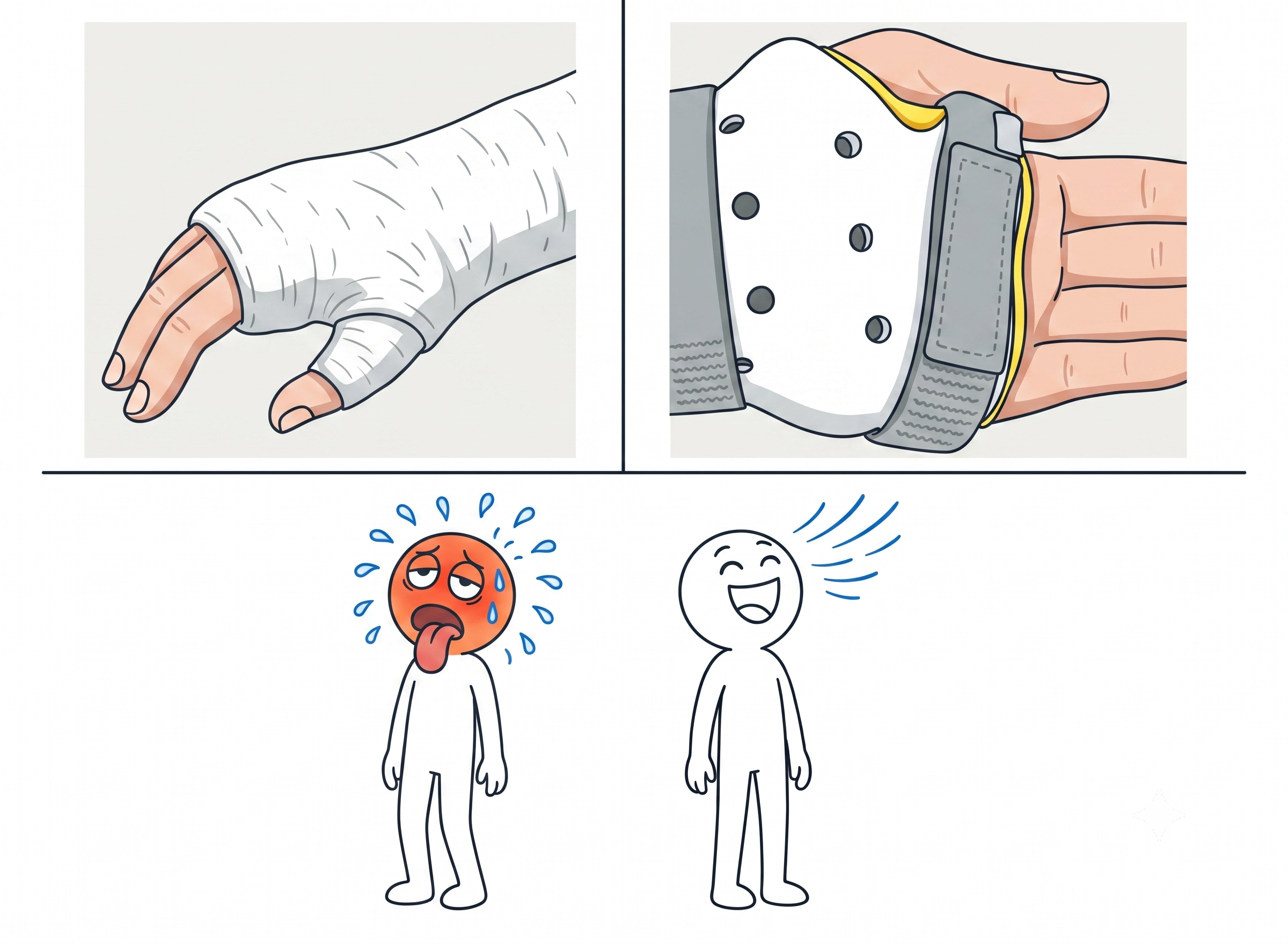 [Summer] How to Manage Sweaty and Itchy Splints & Supports Without Skin Trouble